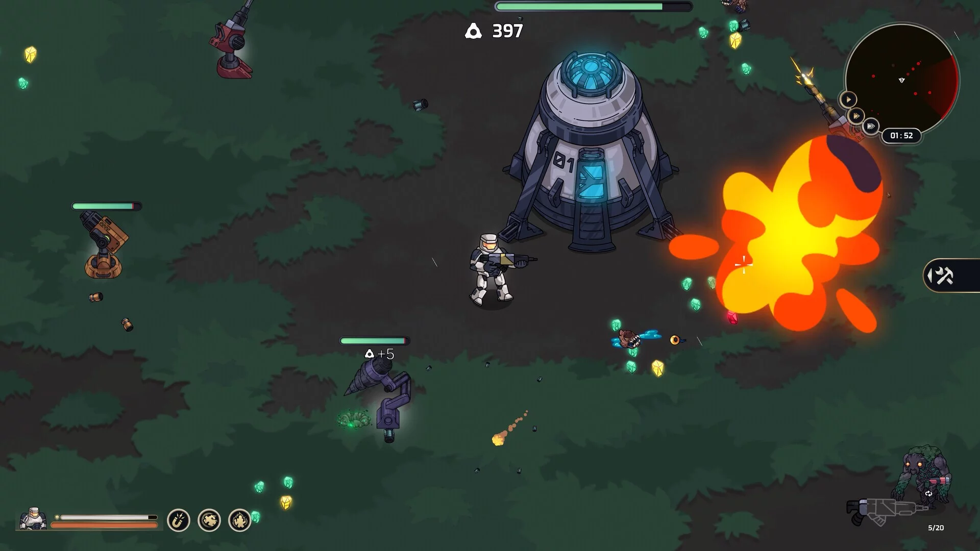 Изображение игры: Space Bross