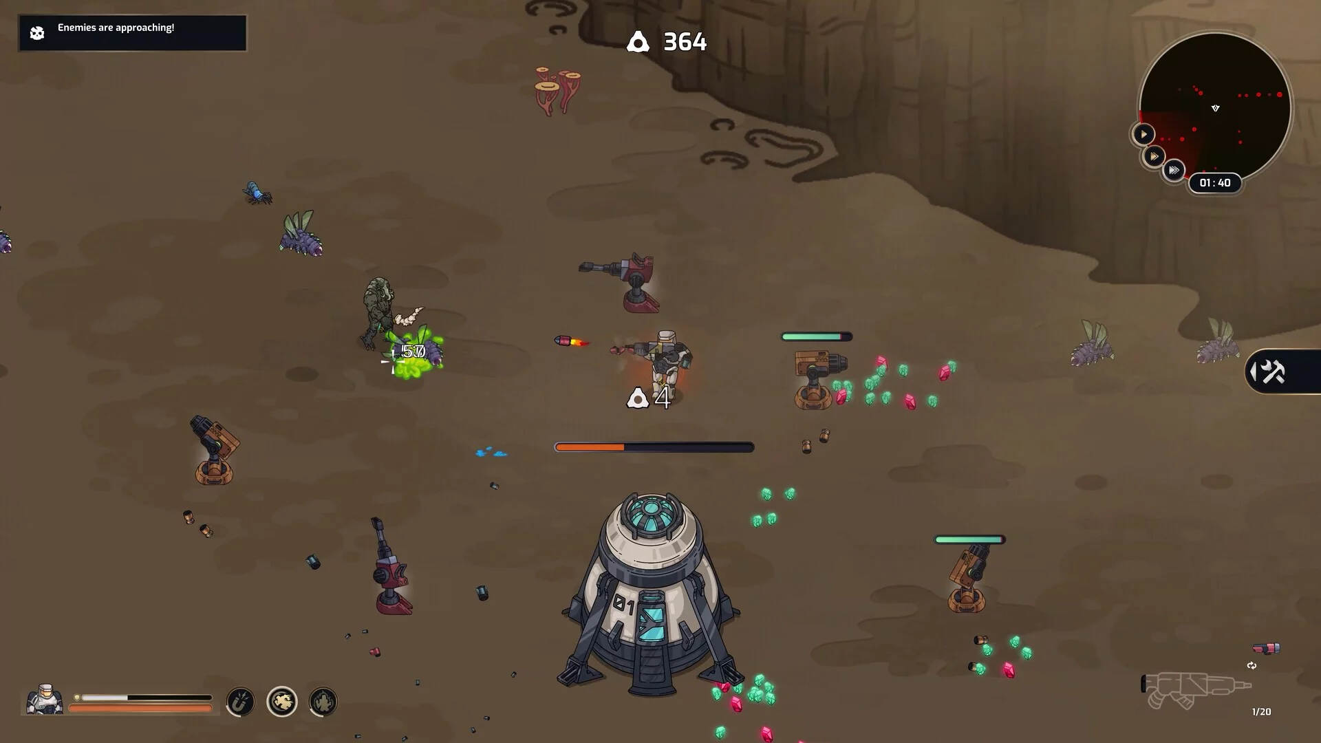 Изображение игры: Space Bross