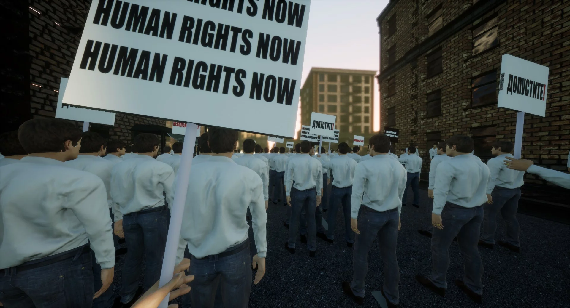 Изображение игры: PROTEST SIMULATOR