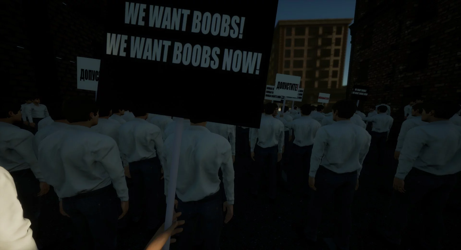 Изображение игры: PROTEST SIMULATOR