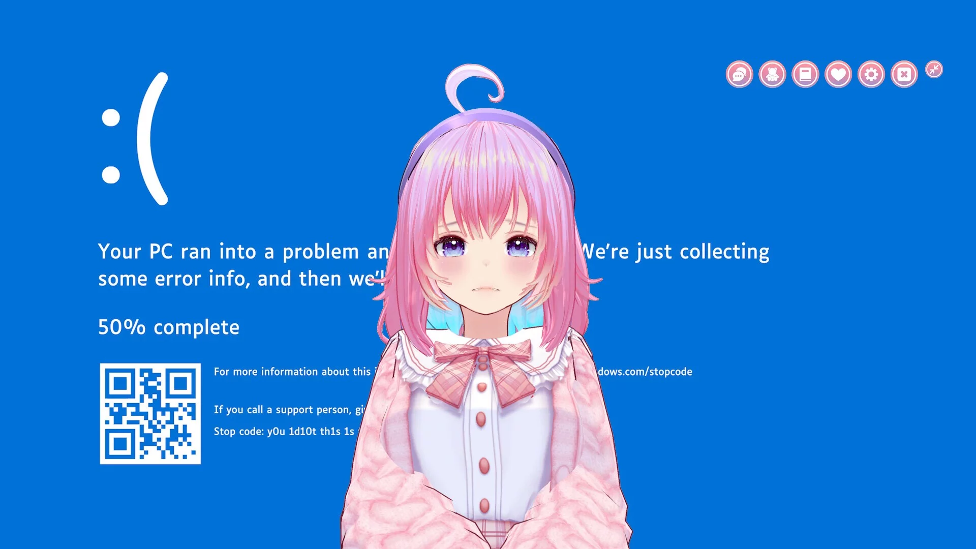 Изображение игры: My Desktop Sister