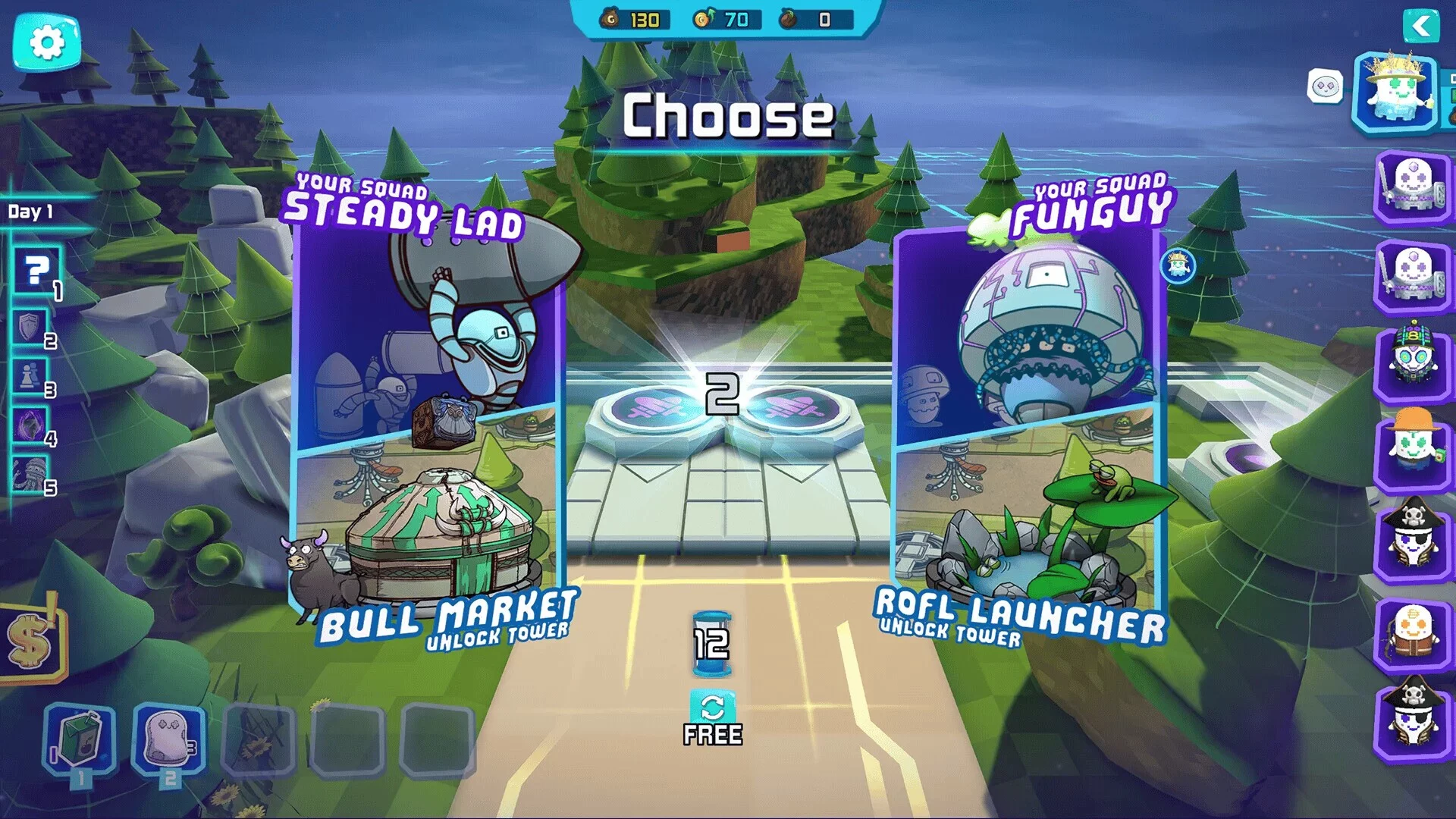 Изображение игры: Gotchi Guardians - Tower Defense