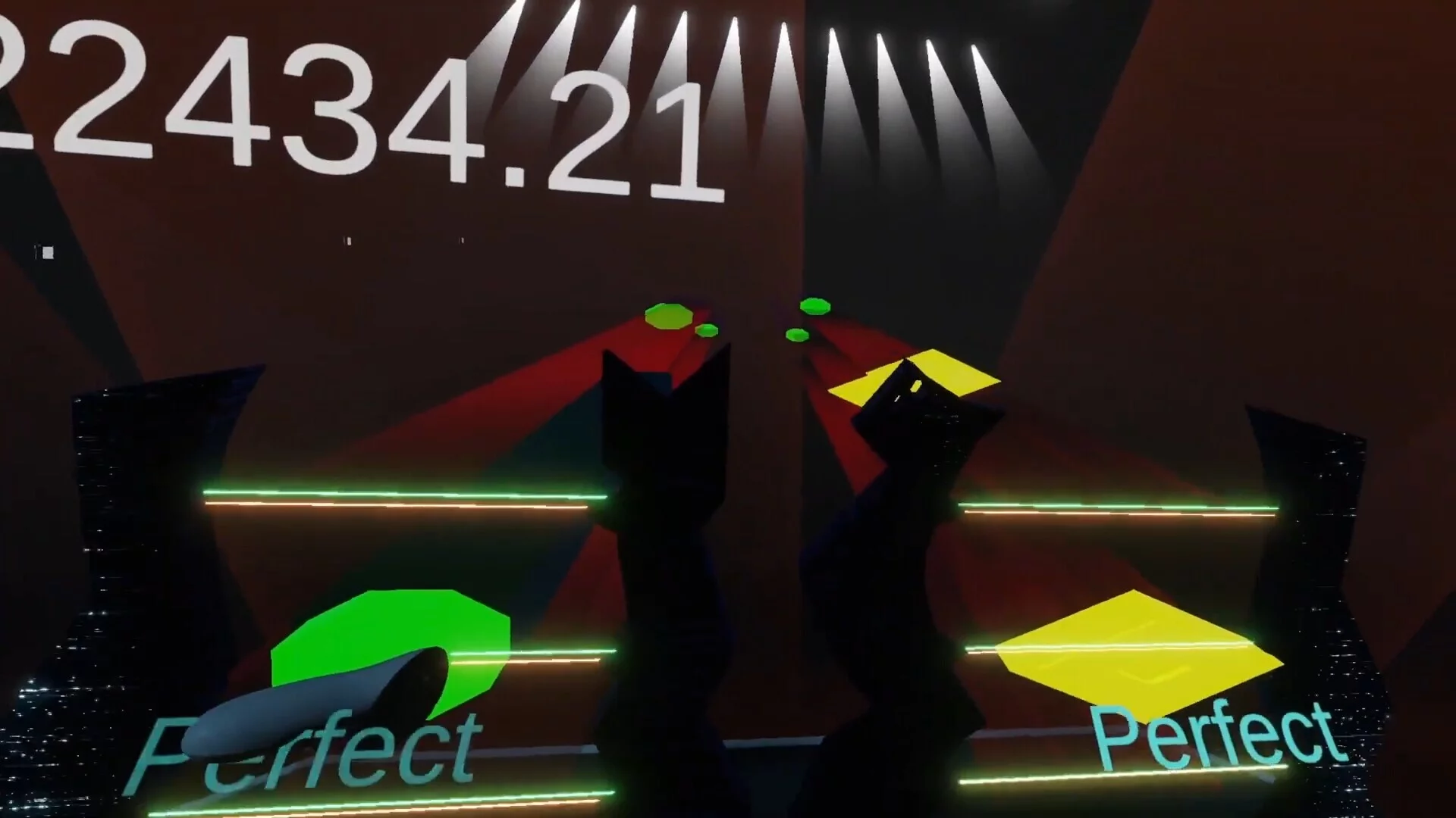 Изображение игры: Laser Harp VR