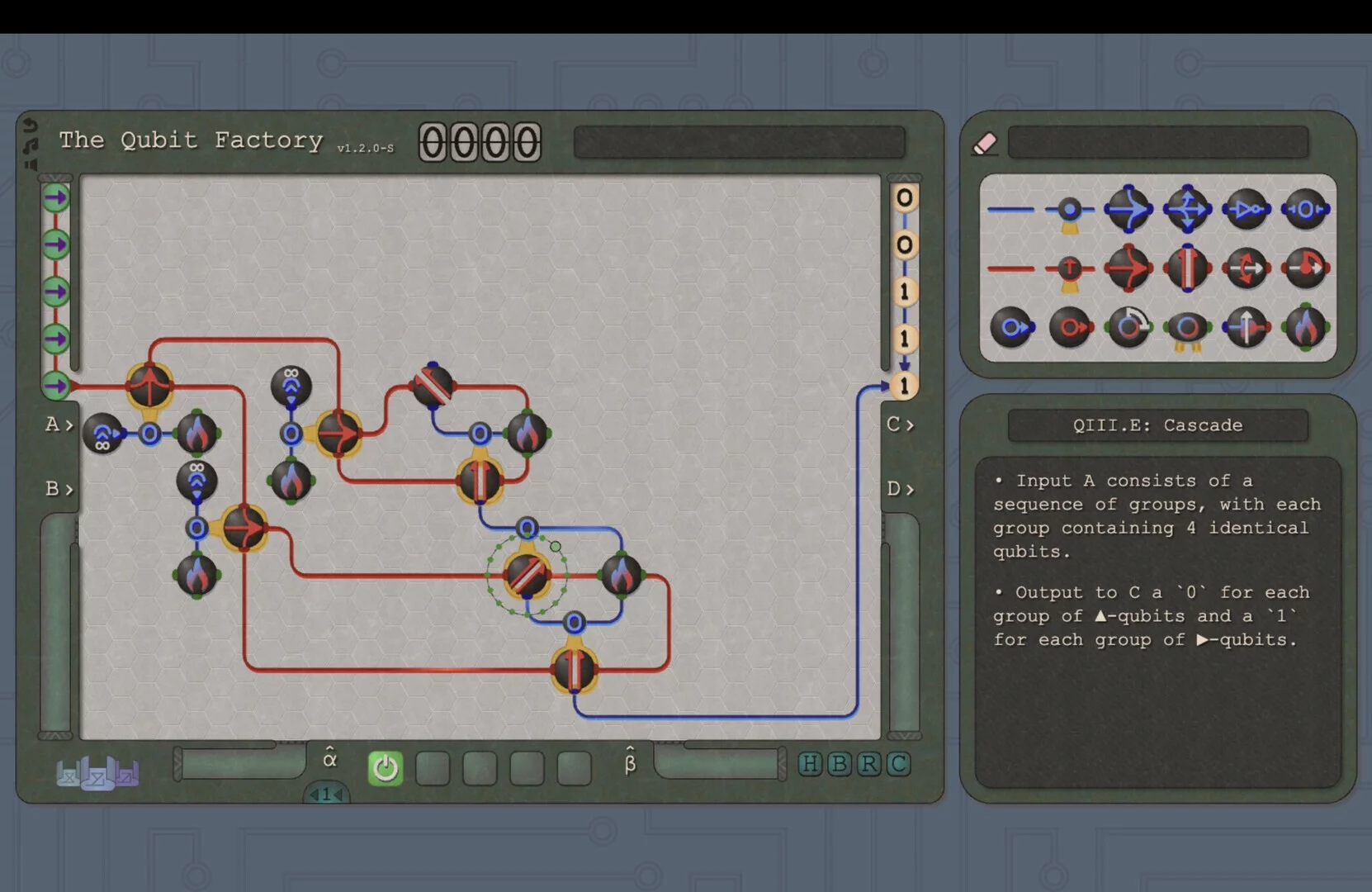 Изображение игры: The Qubit Factory