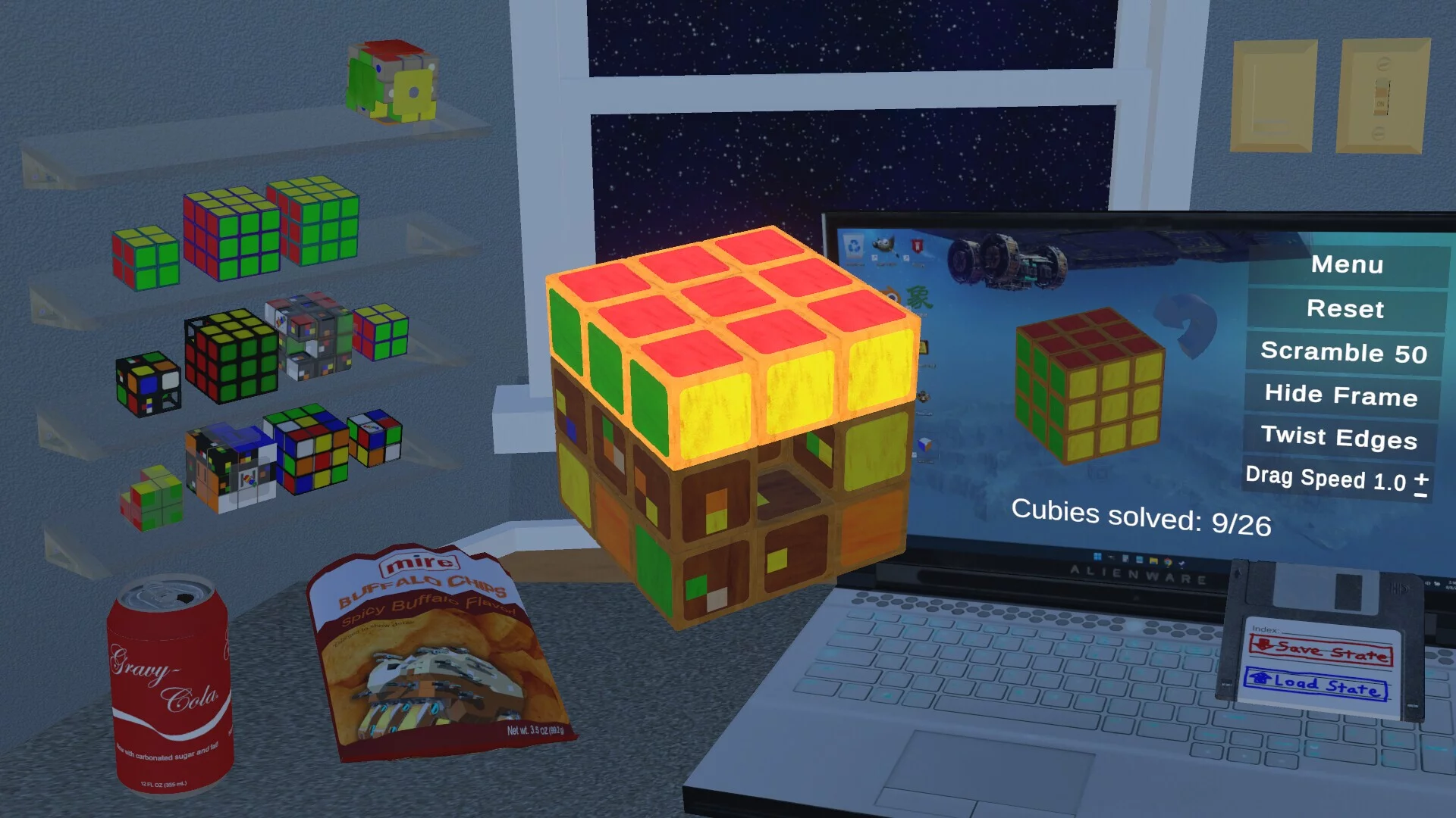 Изображение игры: Glow Cubes