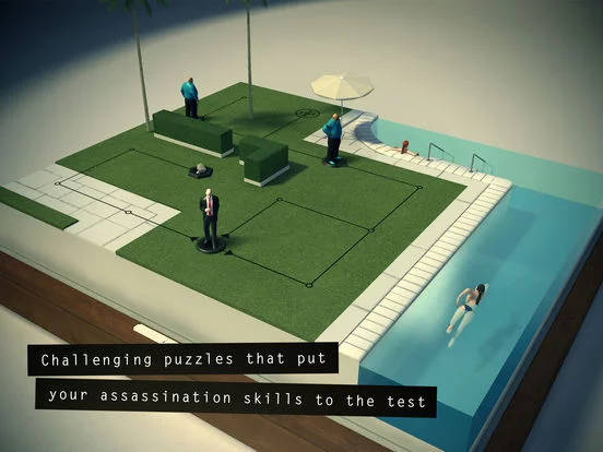 Изображение игры: Hitman GO