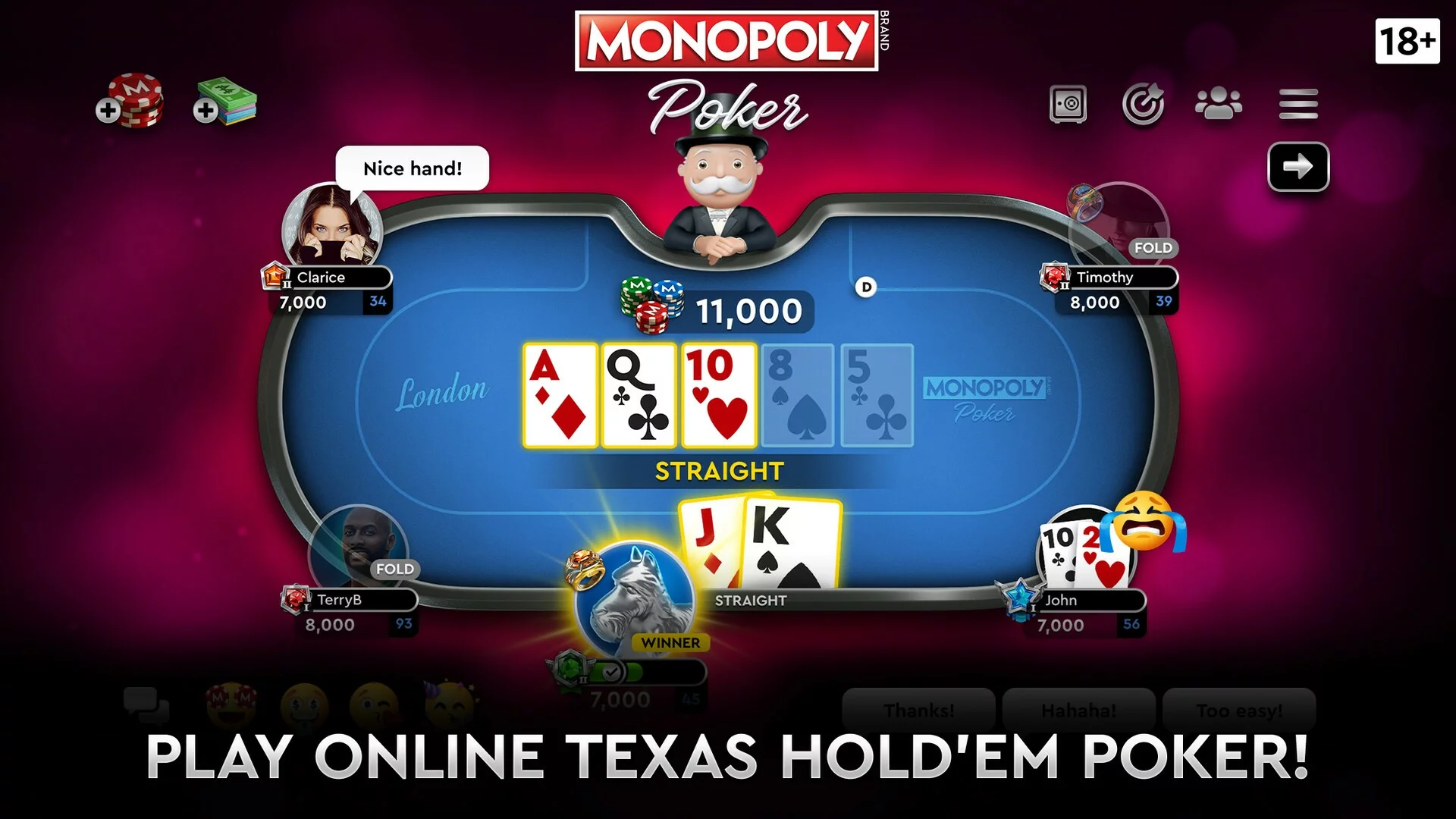 Изображение игры: MONOPOLY Poker