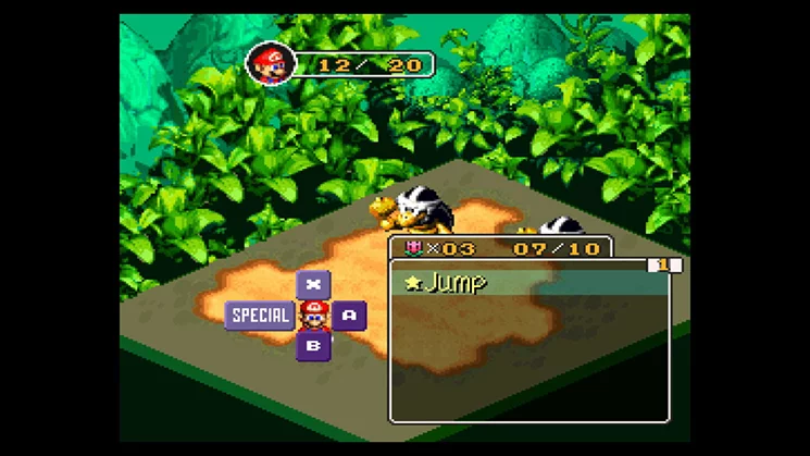 Изображение игры: Super Mario RPG: Legend of the Seven Stars