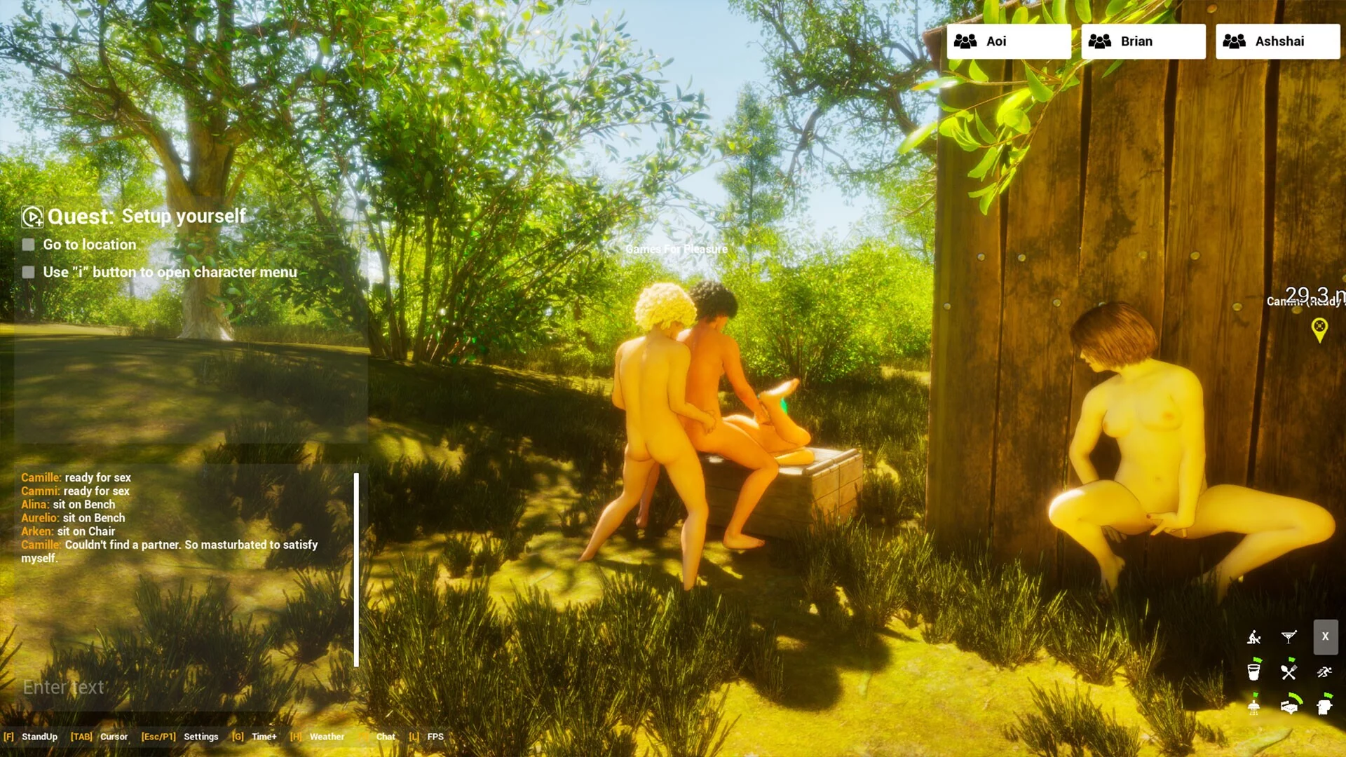 Изображение игры: Naked Lust and Burning Passions