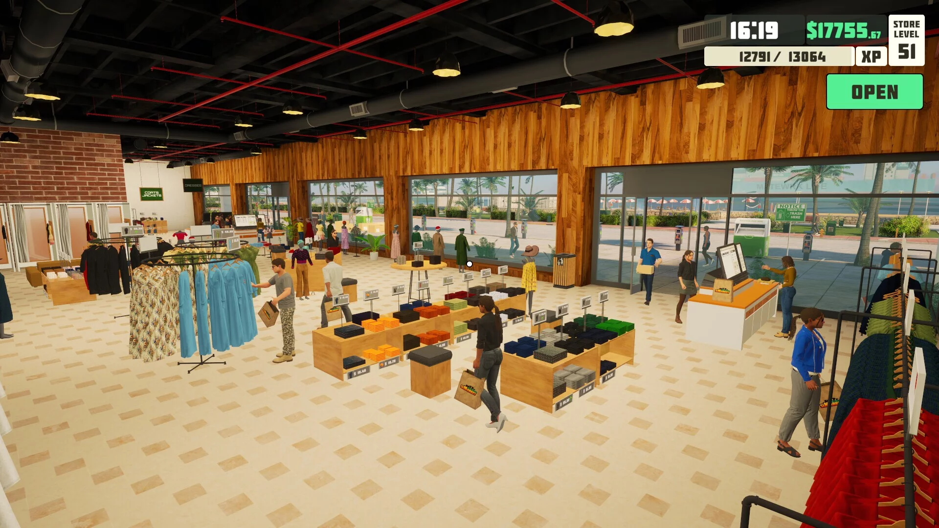 Изображение игры: siMarket Cloth Store Simulator