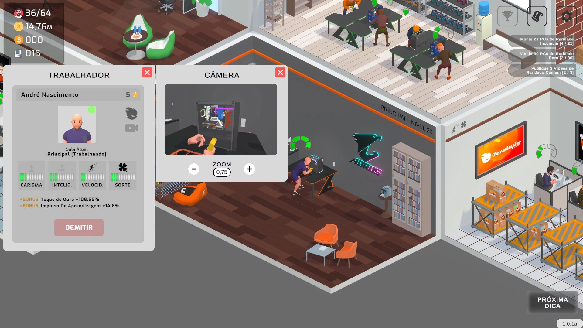 Изображение игры: PC Building Empire