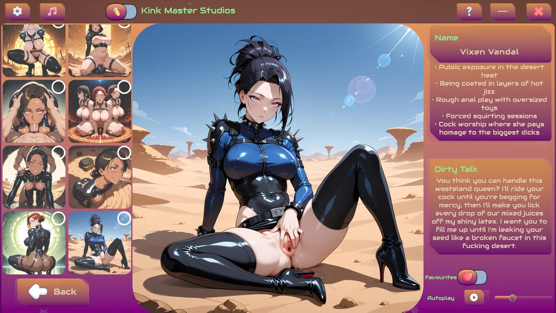 Изображение игры: Hentai Senpai: Heavy Metal Warriors