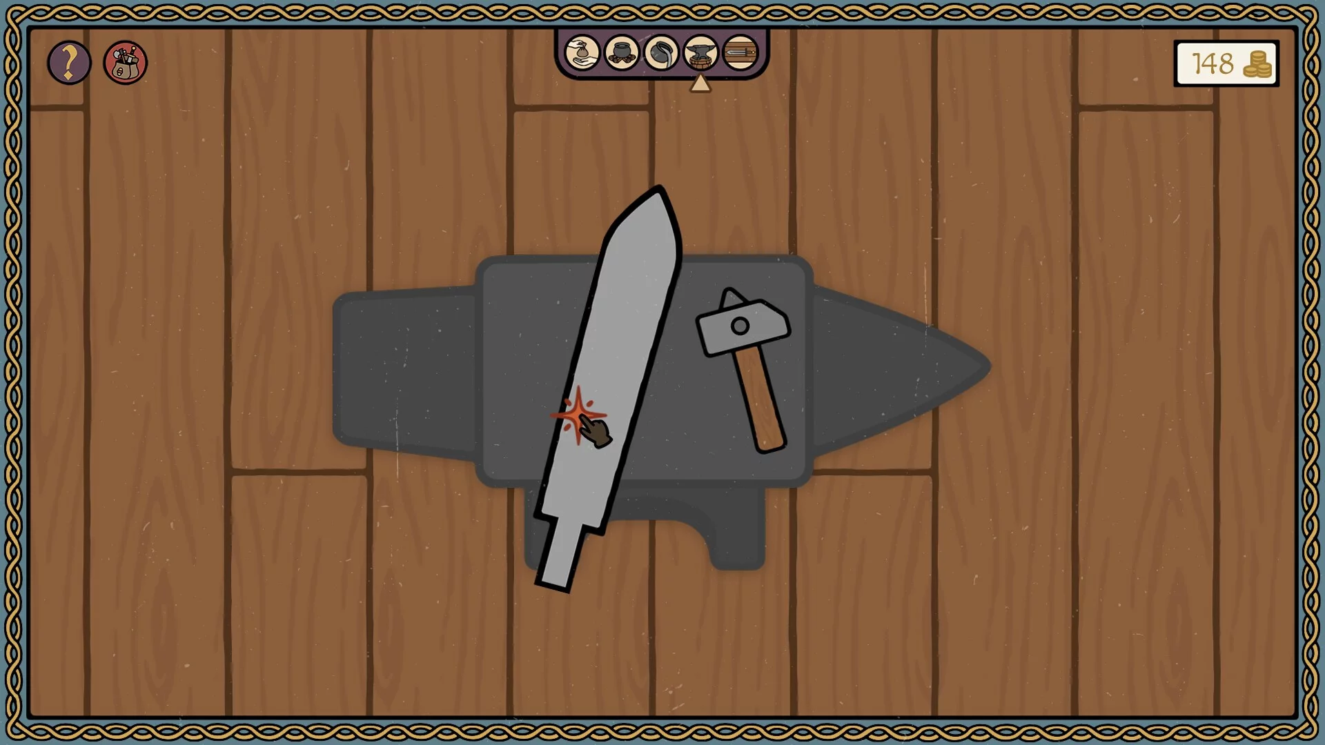 Изображение игры: Cozy Forge: Blacksmith Simulator