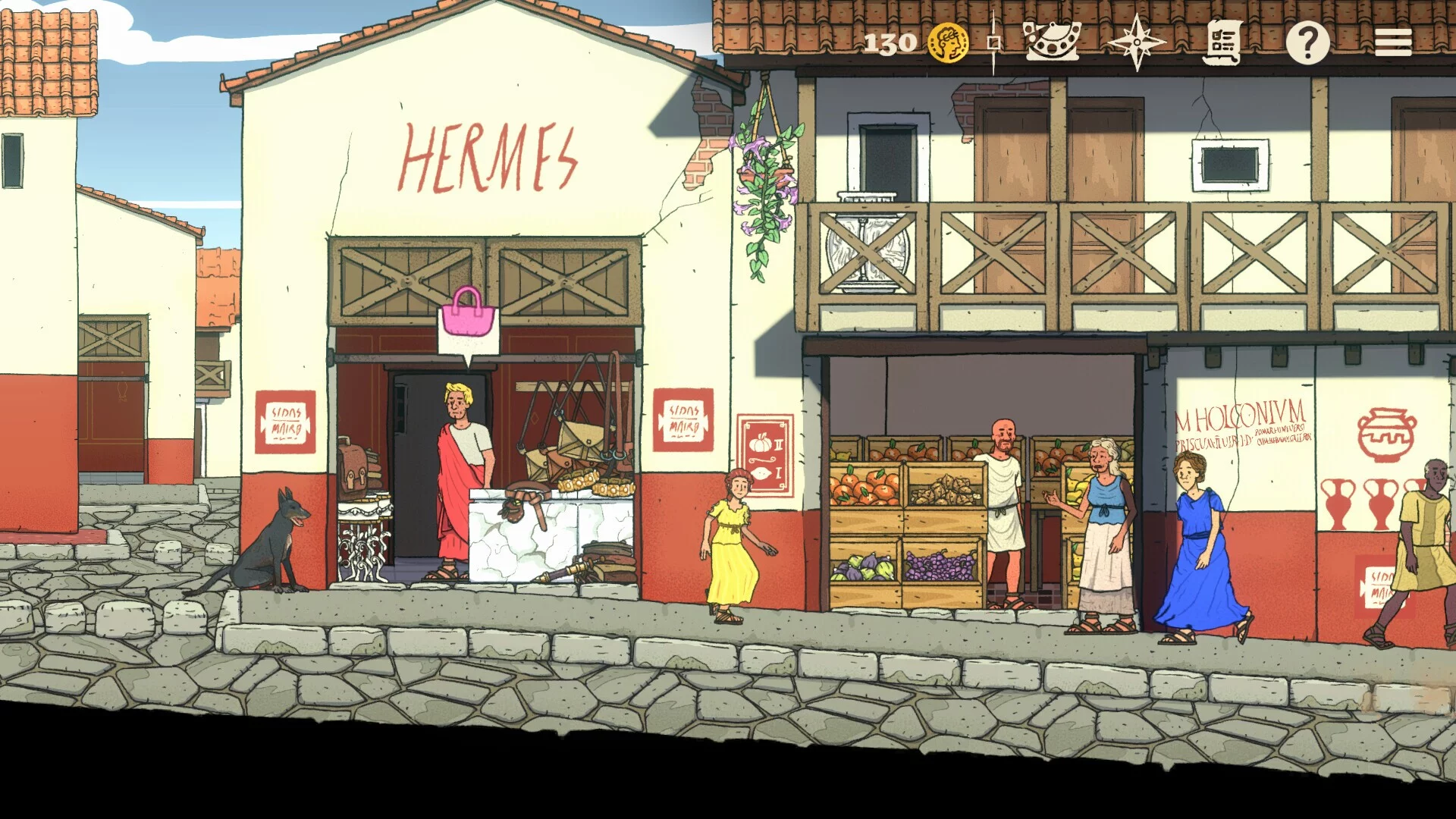 Изображение игры: Danger in Pompeii