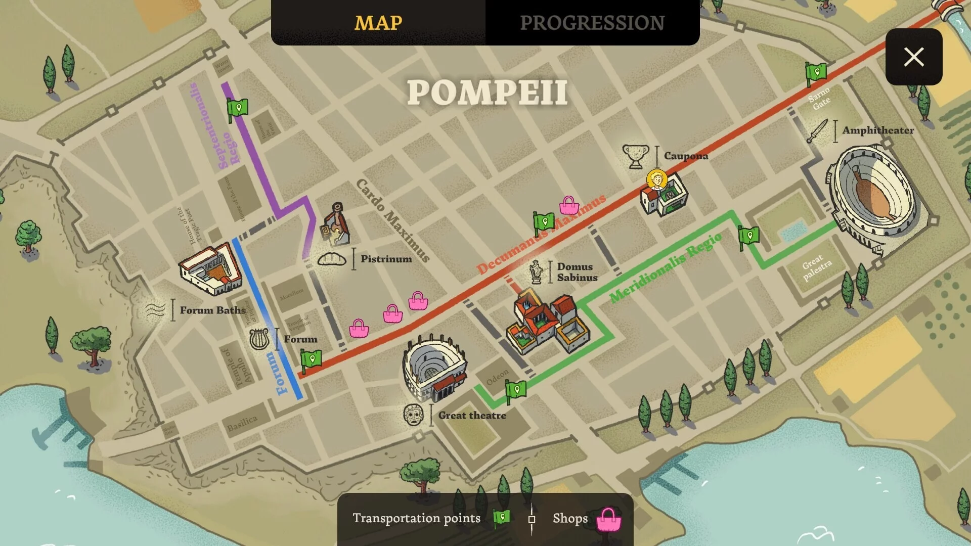 Изображение игры: Danger in Pompeii