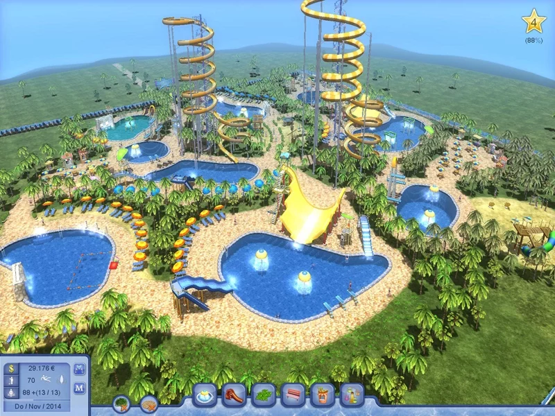 Изображение игры: Waterpark Tycoon