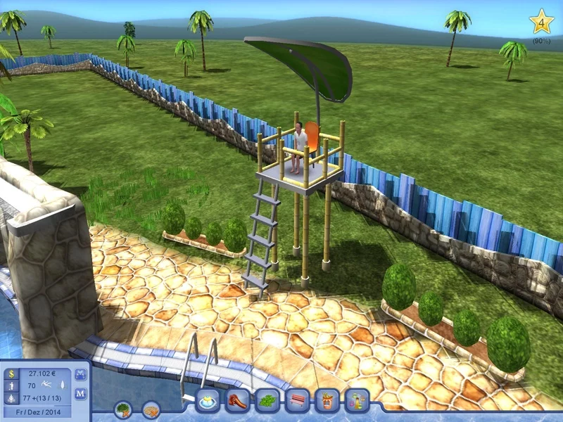 Изображение игры: Waterpark Tycoon