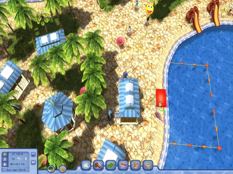 Изображение игры: Waterpark Tycoon