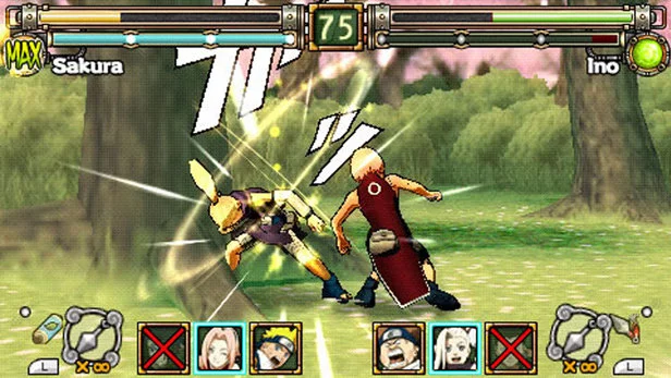 Изображение игры: Naruto: Ultimate Ninja Heroes
