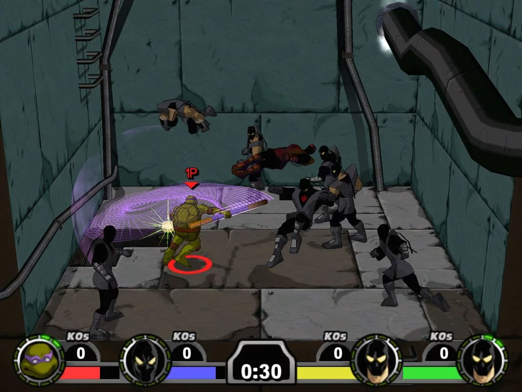 Изображение игры: TMNT Mutant Melee
