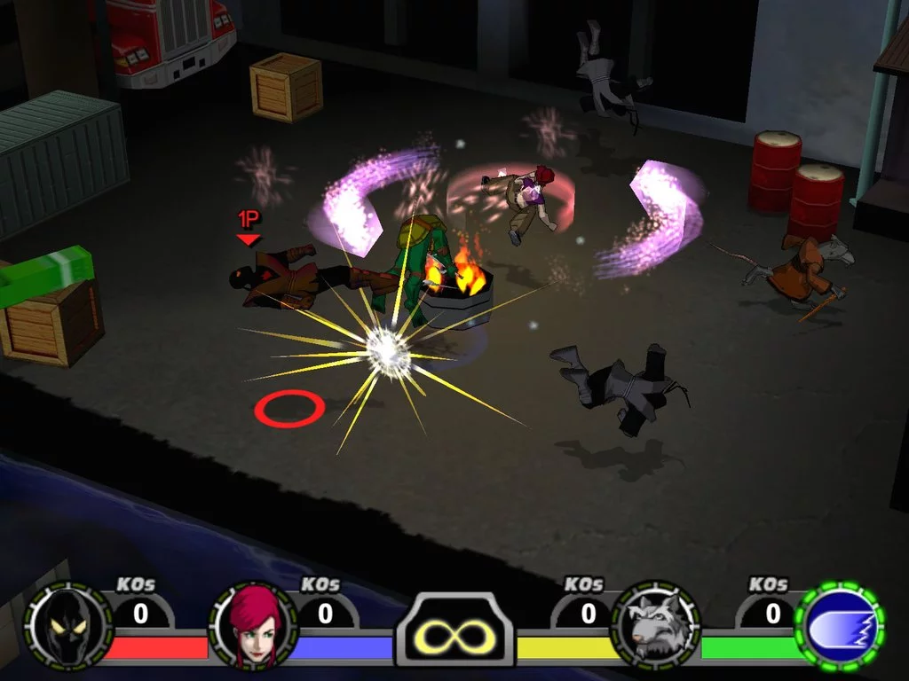 Изображение игры: TMNT Mutant Melee