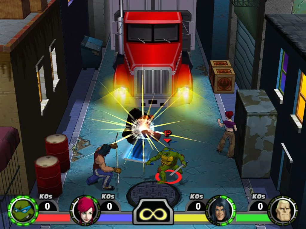 Изображение игры: TMNT Mutant Melee