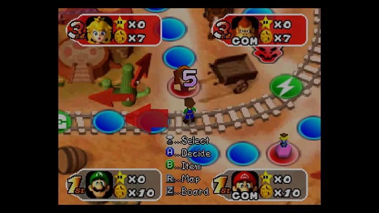 Изображение игры: Mario Party 2