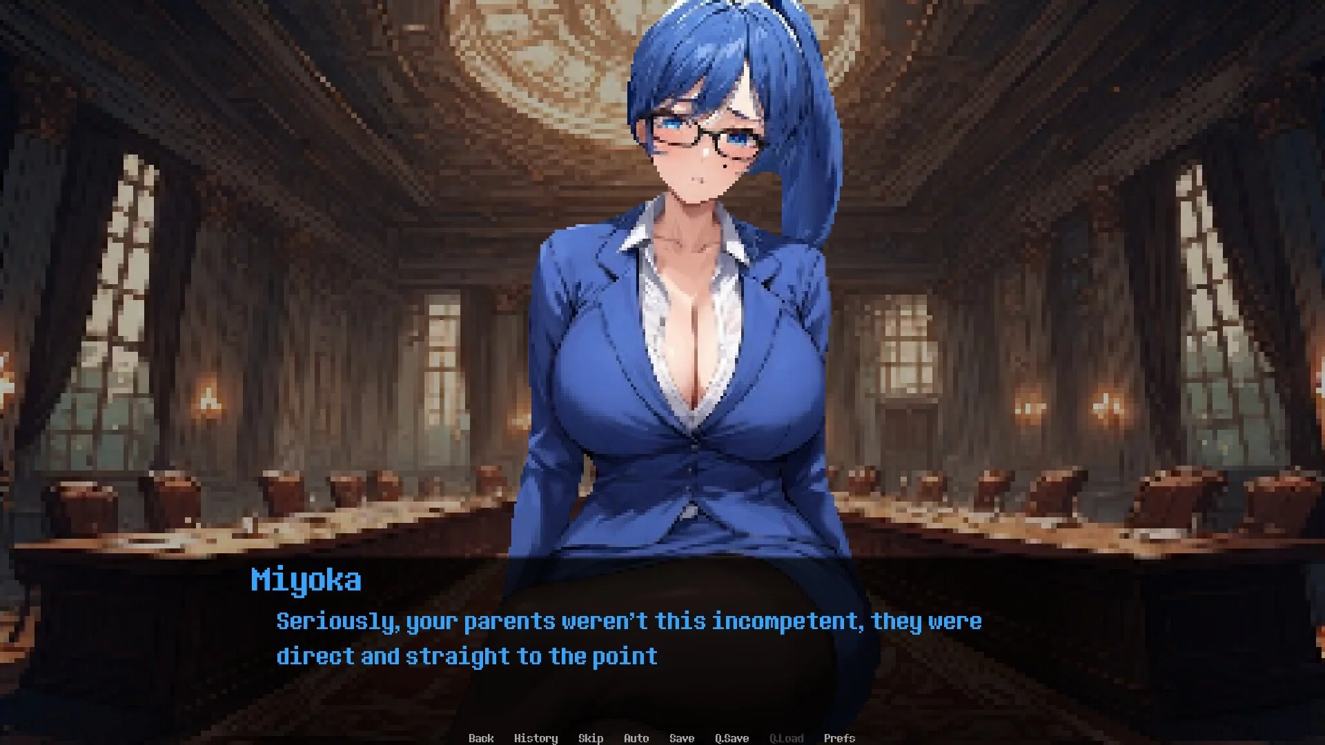 Изображение игры: Dominated by: Yandere Goth Maid