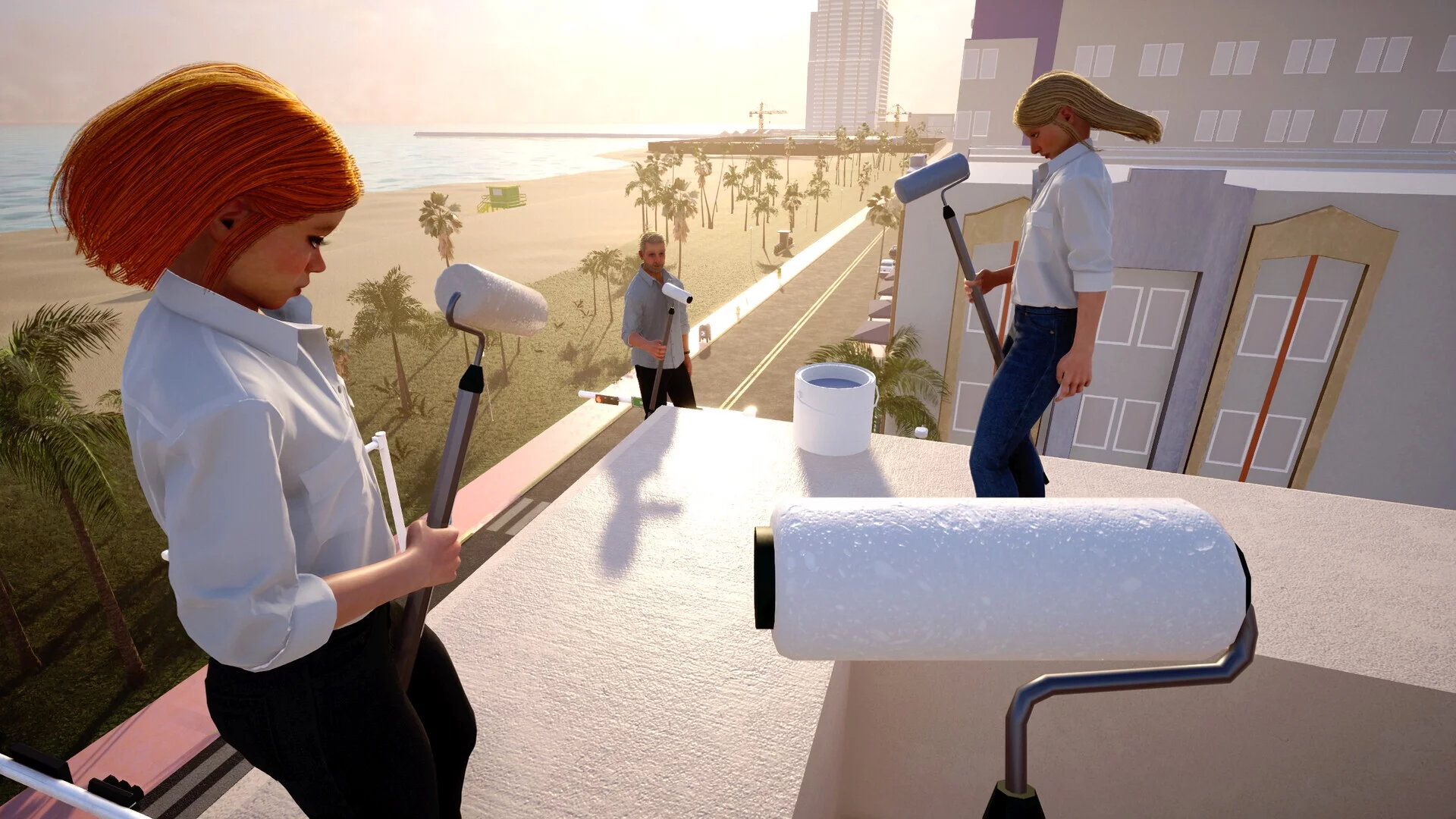 Изображение игры: Miami Hotel Simulator