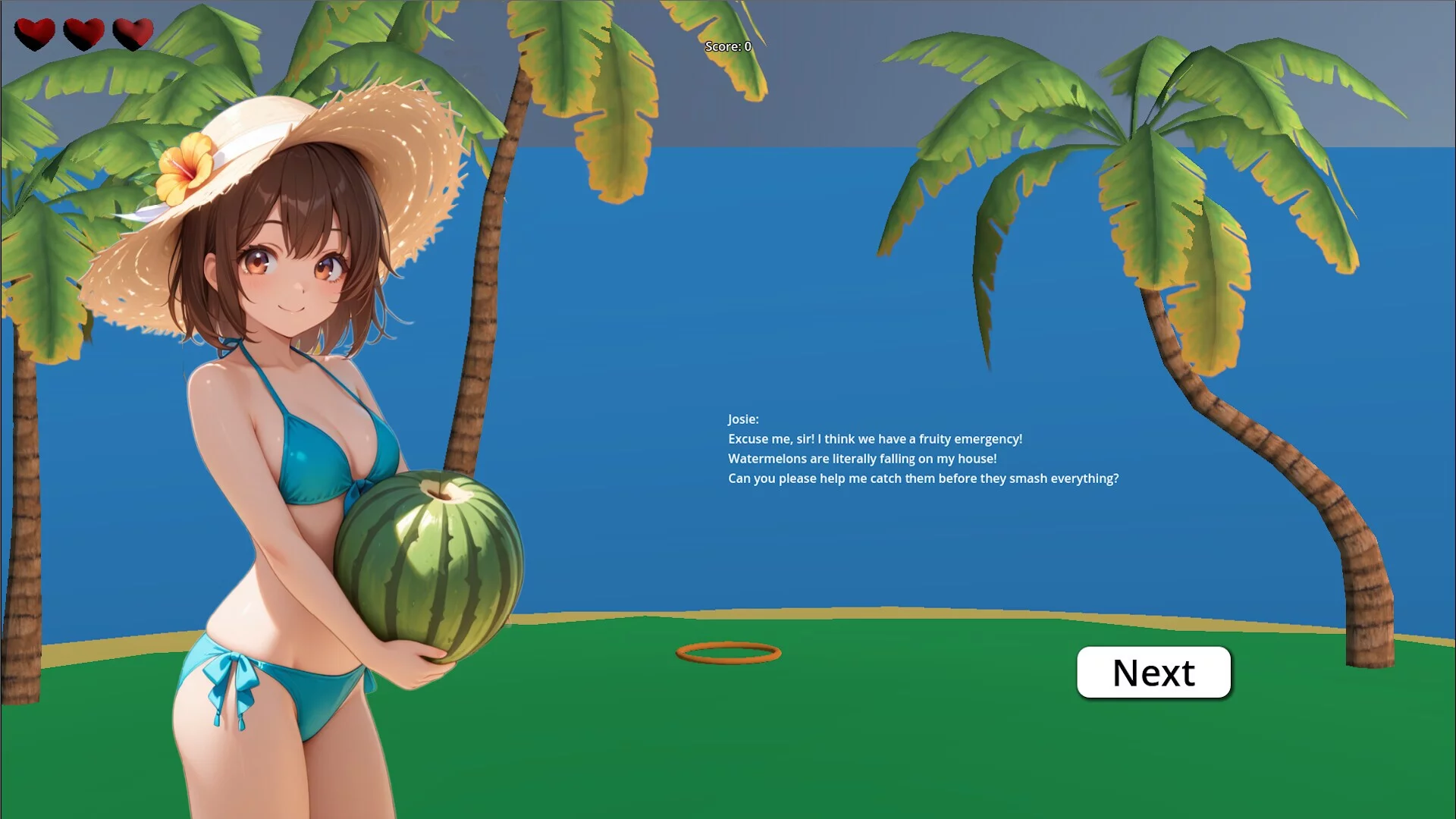 Изображение игры: Fruit Hoop 2