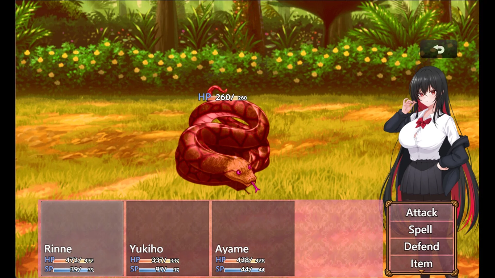 Изображение игры: Yuri Blossom!