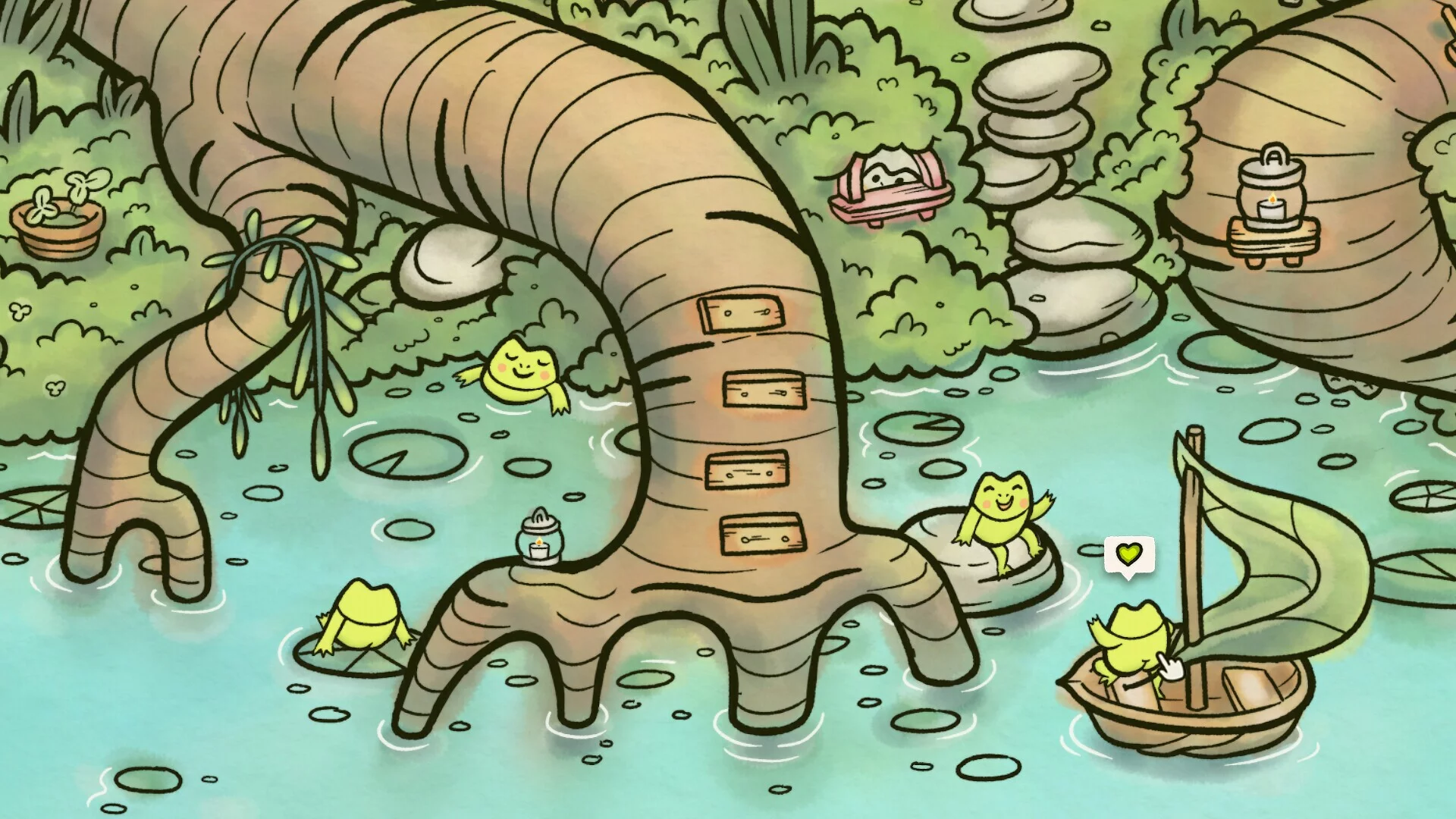 Изображение игры: Find My Frogs