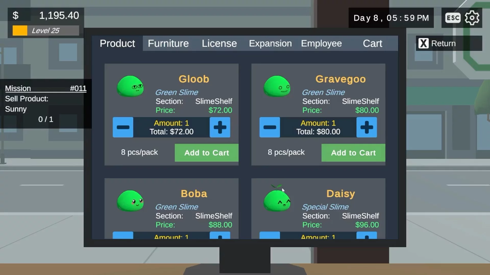 Изображение игры: Slime Store Simulator