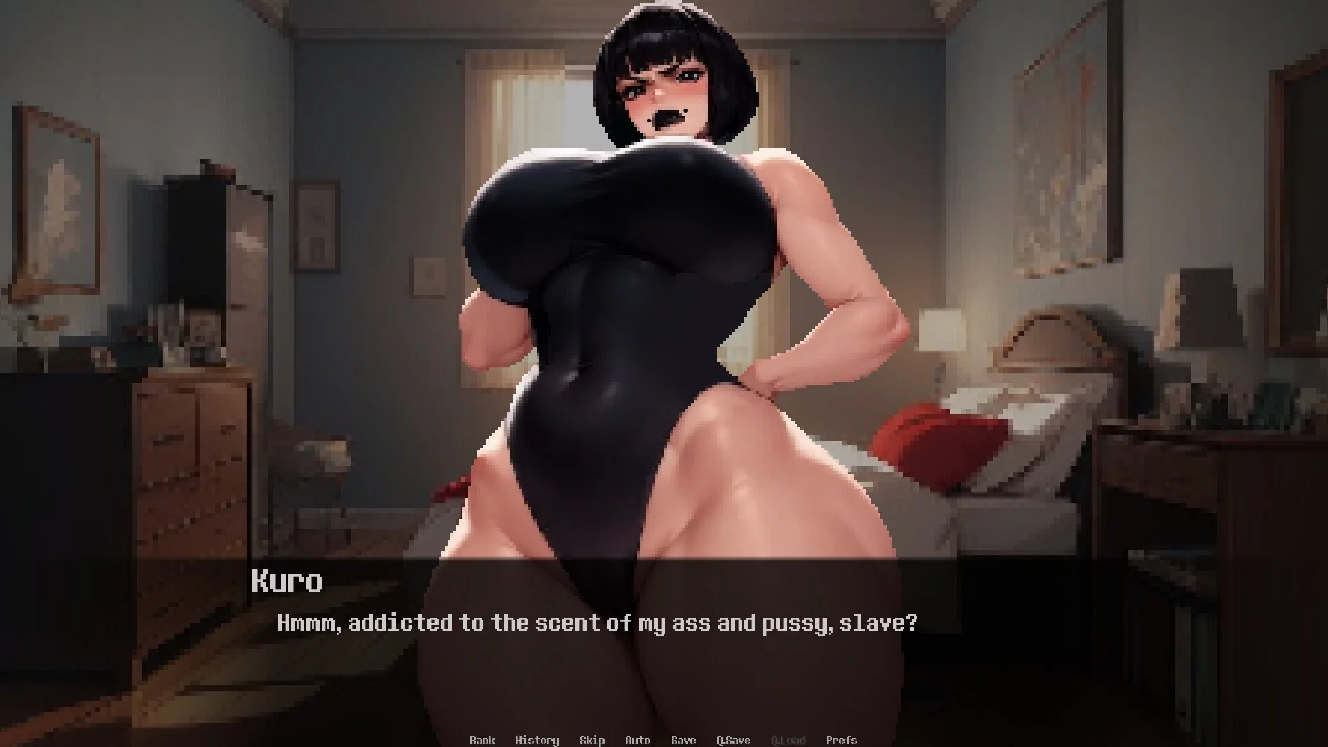 Изображение игры: Dominated by: Yandere Goth Girlfriend 4
