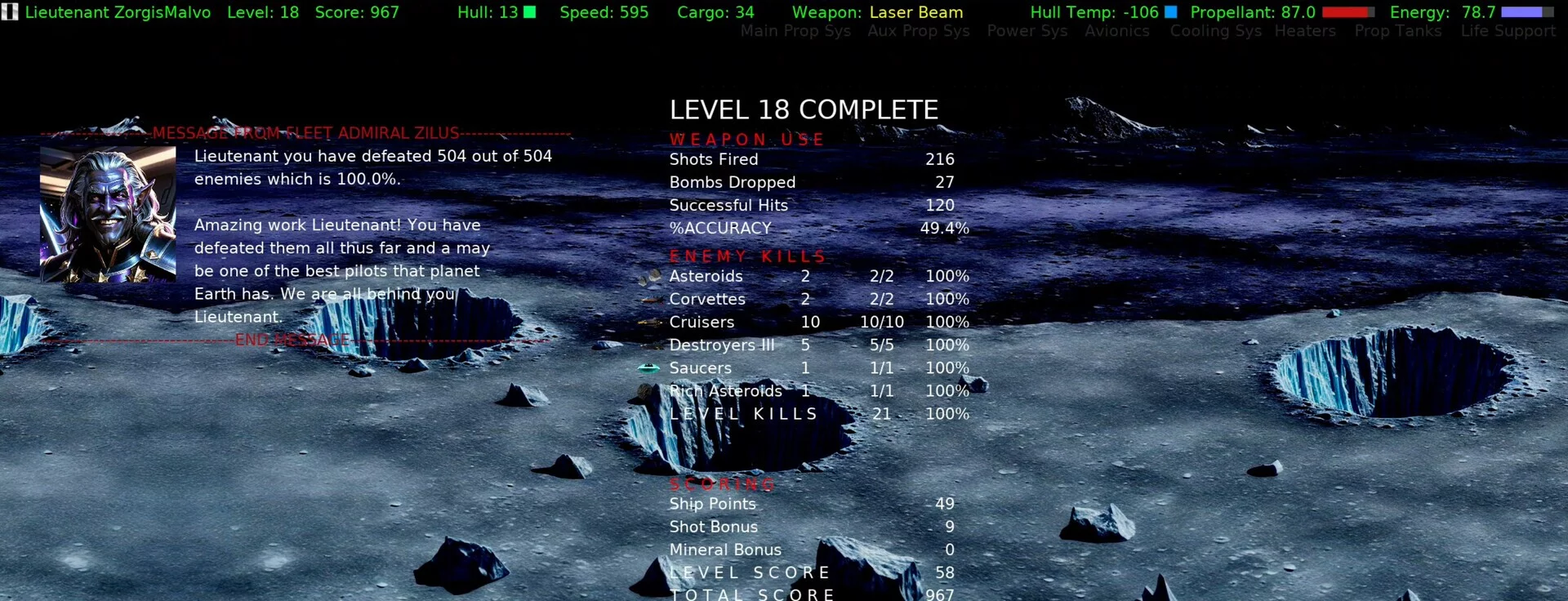 Изображение игры: Drow Space Shooter