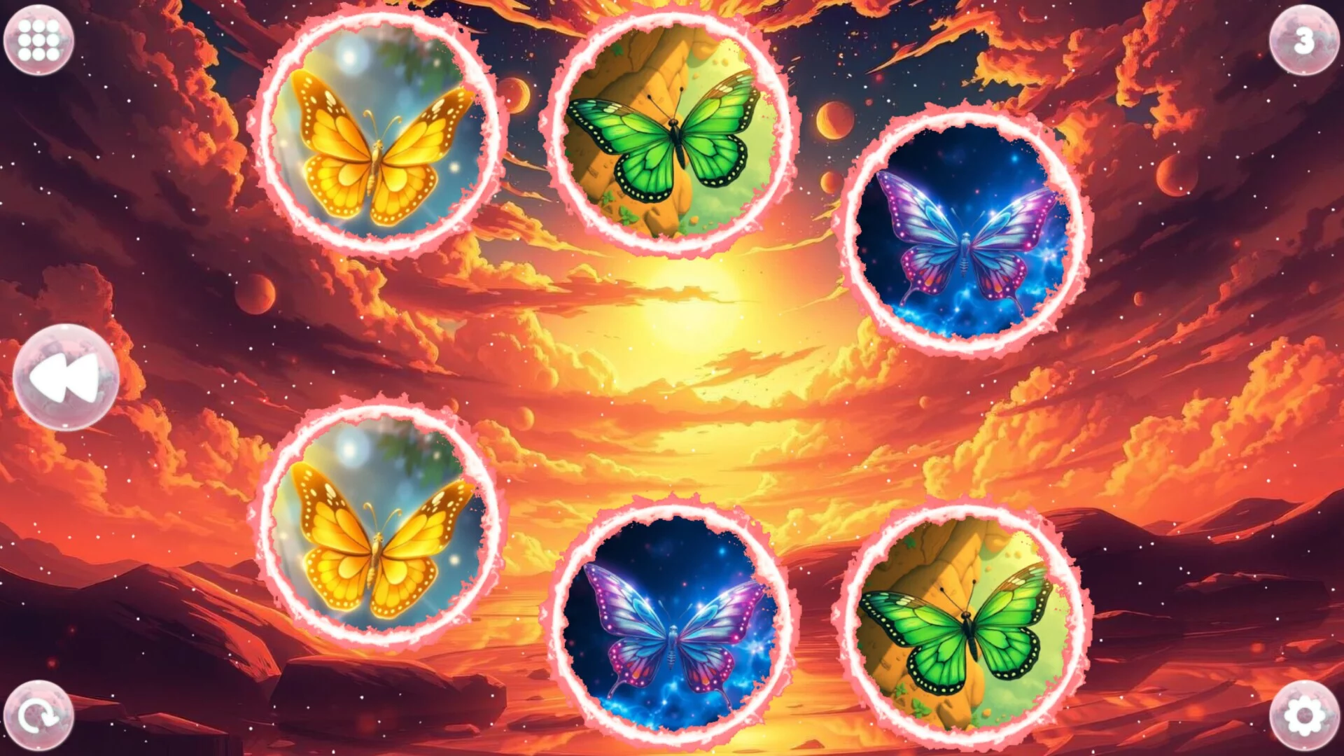 Изображение игры: Anime Dream Match: Butterflies