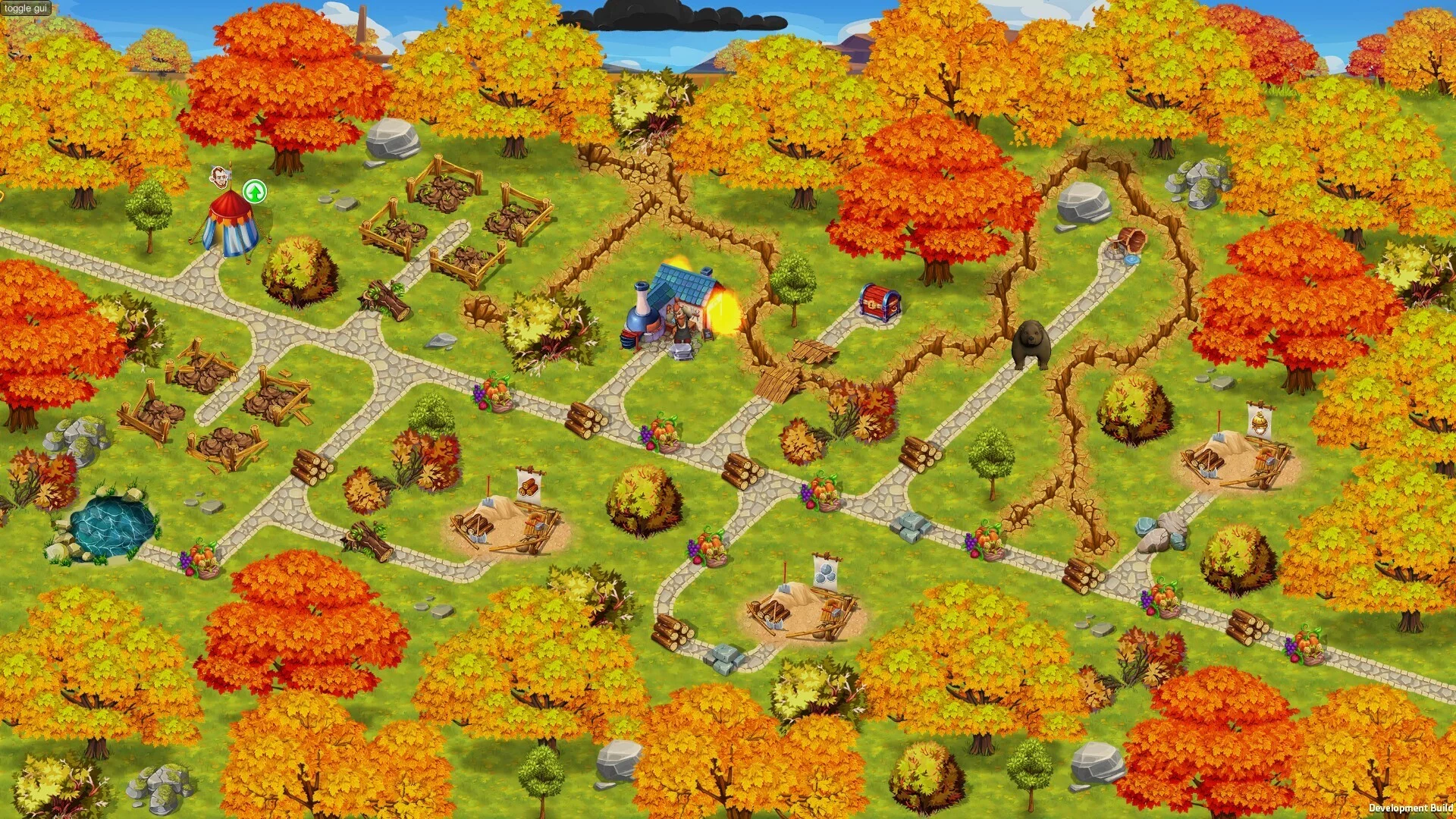 Изображение игры: Gnomes Garden: Black Stones