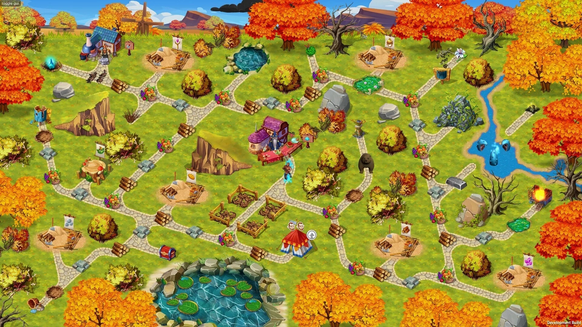 Изображение игры: Gnomes Garden: Black Stones