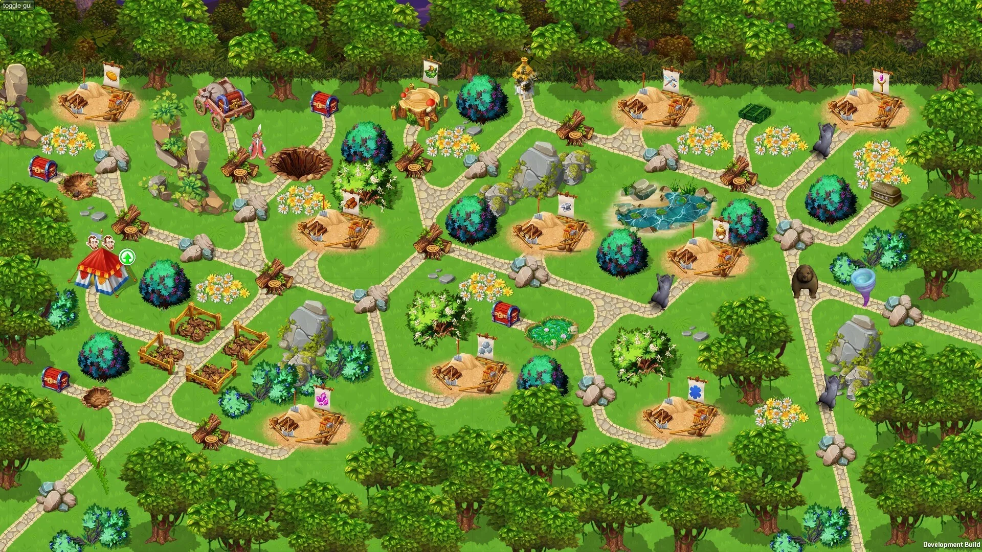Изображение игры: Gnomes Garden: Black Stones