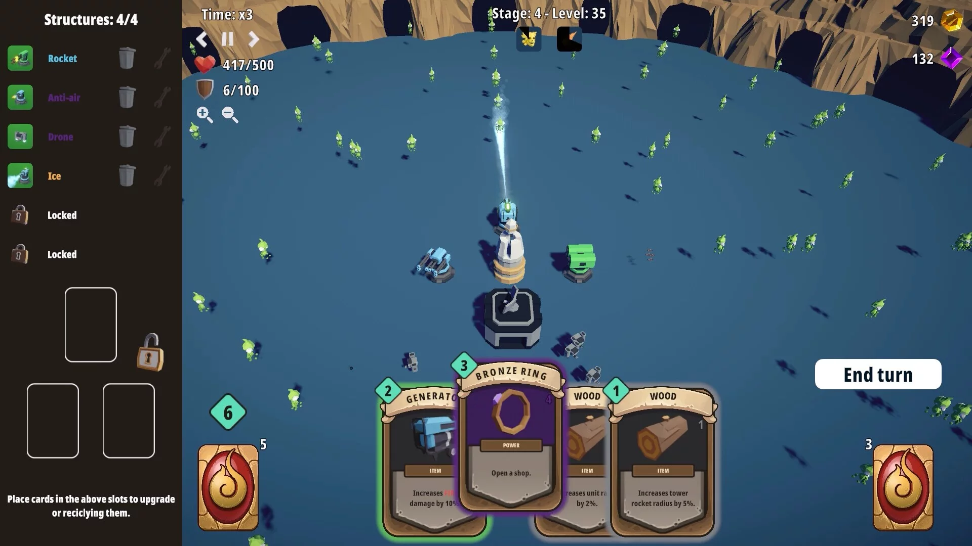 Изображение игры: Cards and Towers