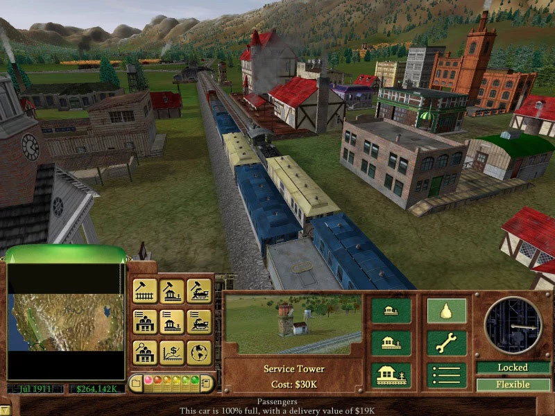Изображение игры: Railroad Tycoon 3