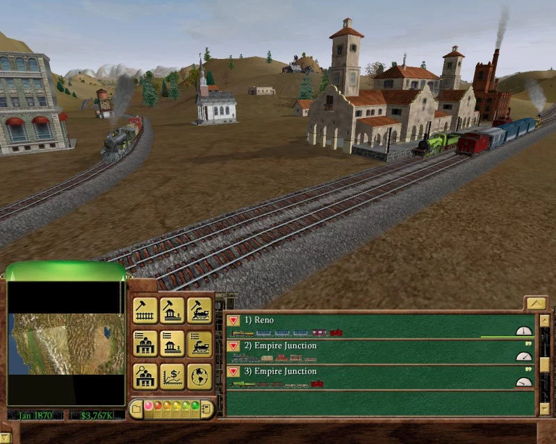 Изображение игры: Railroad Tycoon 3