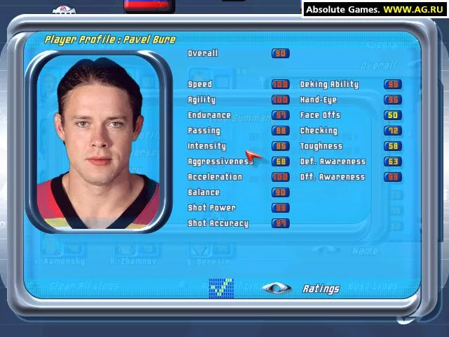 Изображение игры: NHL 2001