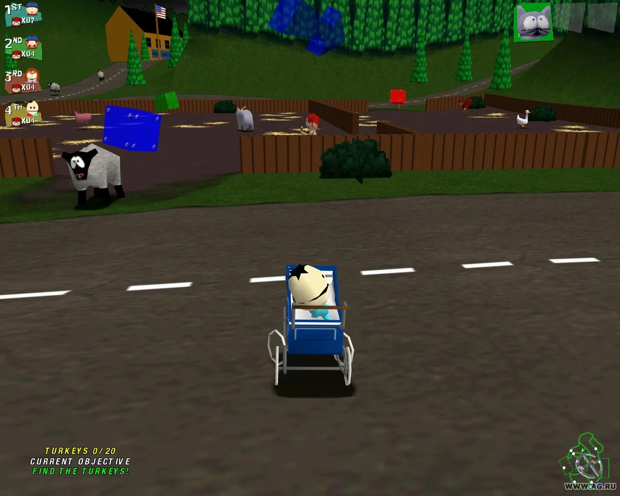 Изображение игры: South Park Rally