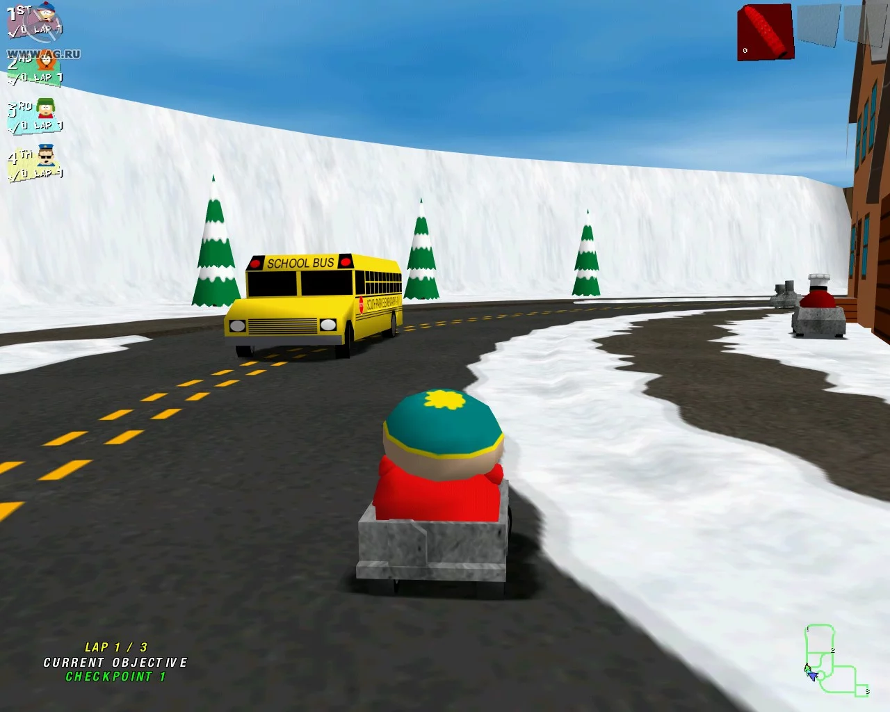 Изображение игры: South Park Rally