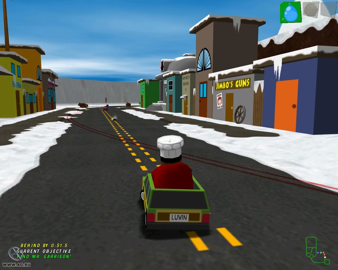 Изображение игры: South Park Rally