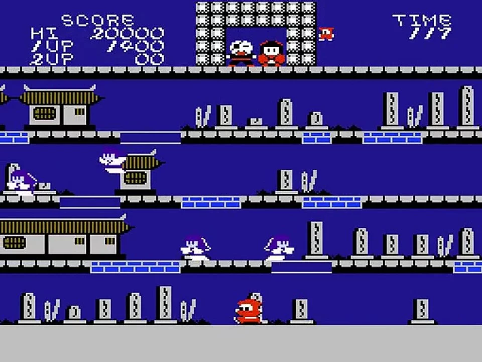 Изображение игры: Ninja Jajamaru Kun