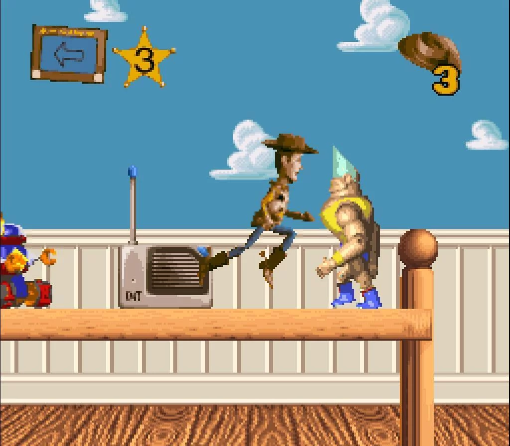 Изображение игры: Toy Story (SNES)