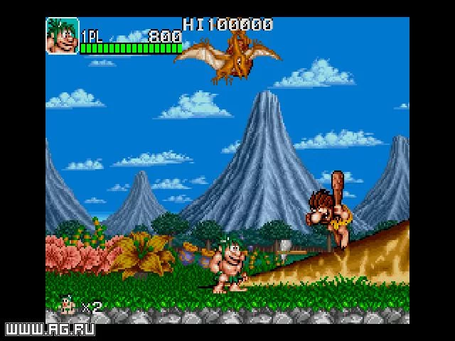Изображение игры: Joe & Mac Caveman Ninja