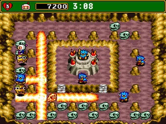 Изображение игры: Super Bomberman 4